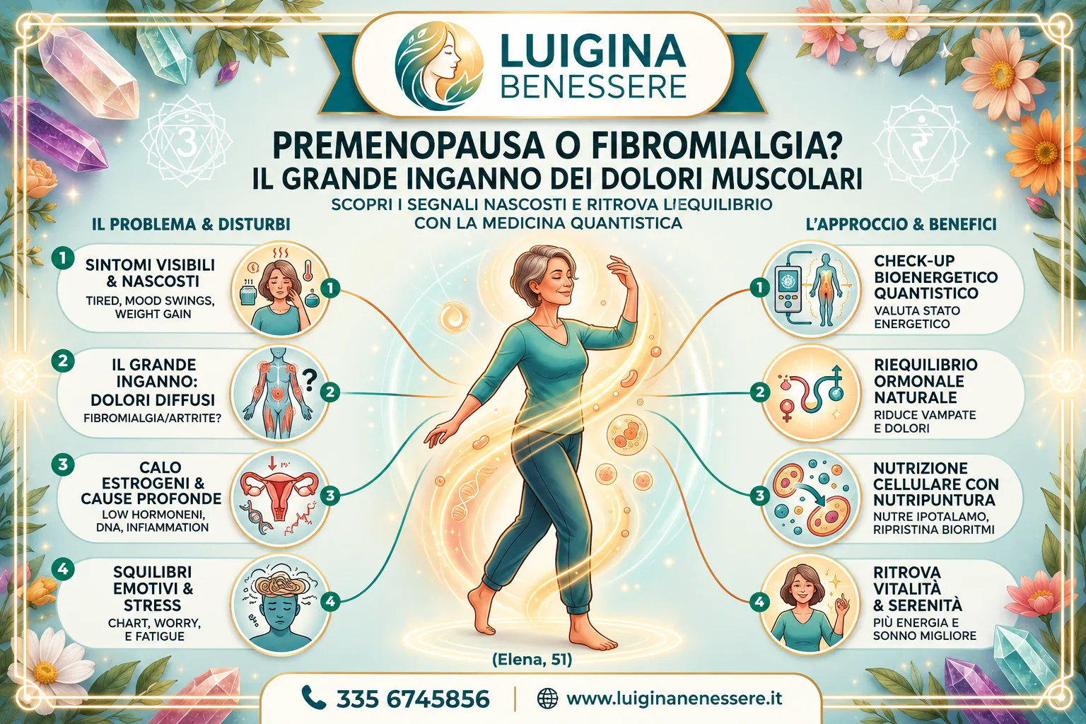 Copertina articolo: Premenopausa o Fibromialgia